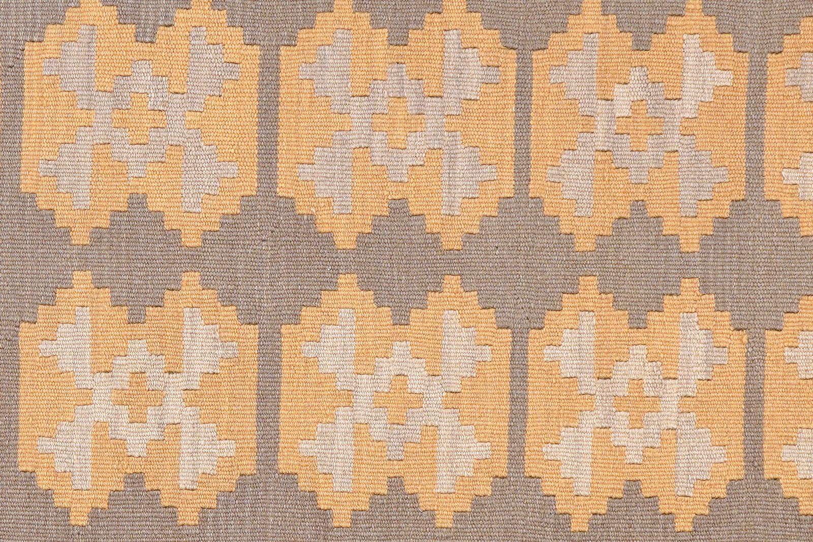 Kelim Gashgai — Handmade, 126x173 cm, Grey, 100% Virgin Wool | View 5