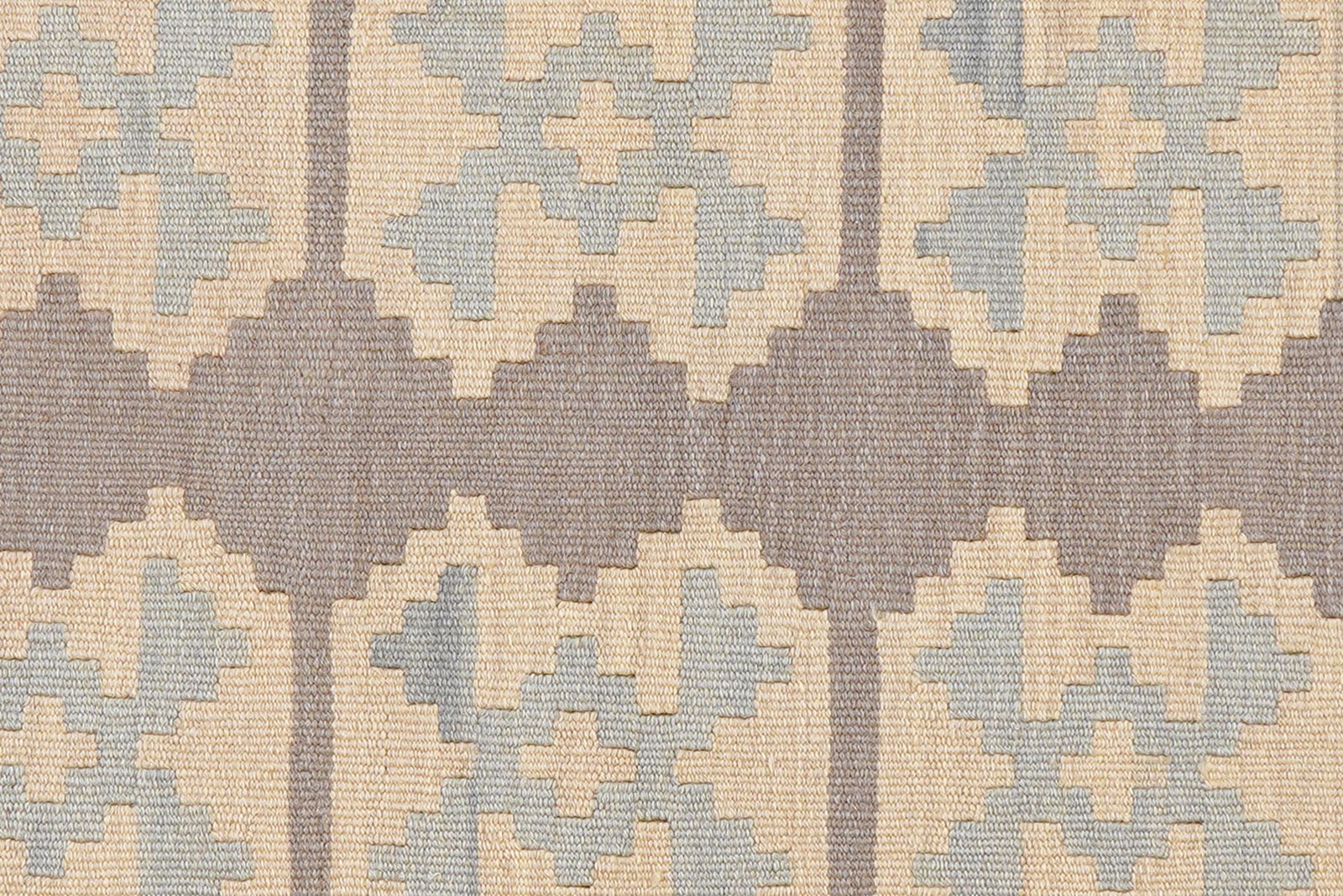 Kelim Gashgai — Handmade, 124x177 cm, Grey, 100% Virgin Wool | View 5