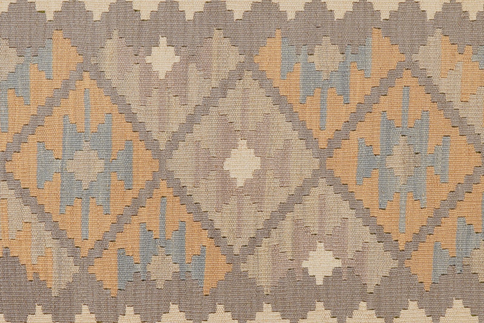 Kelim Gashgai — Handmade, 122x181 cm, Grey, 100% Virgin Wool | View 5