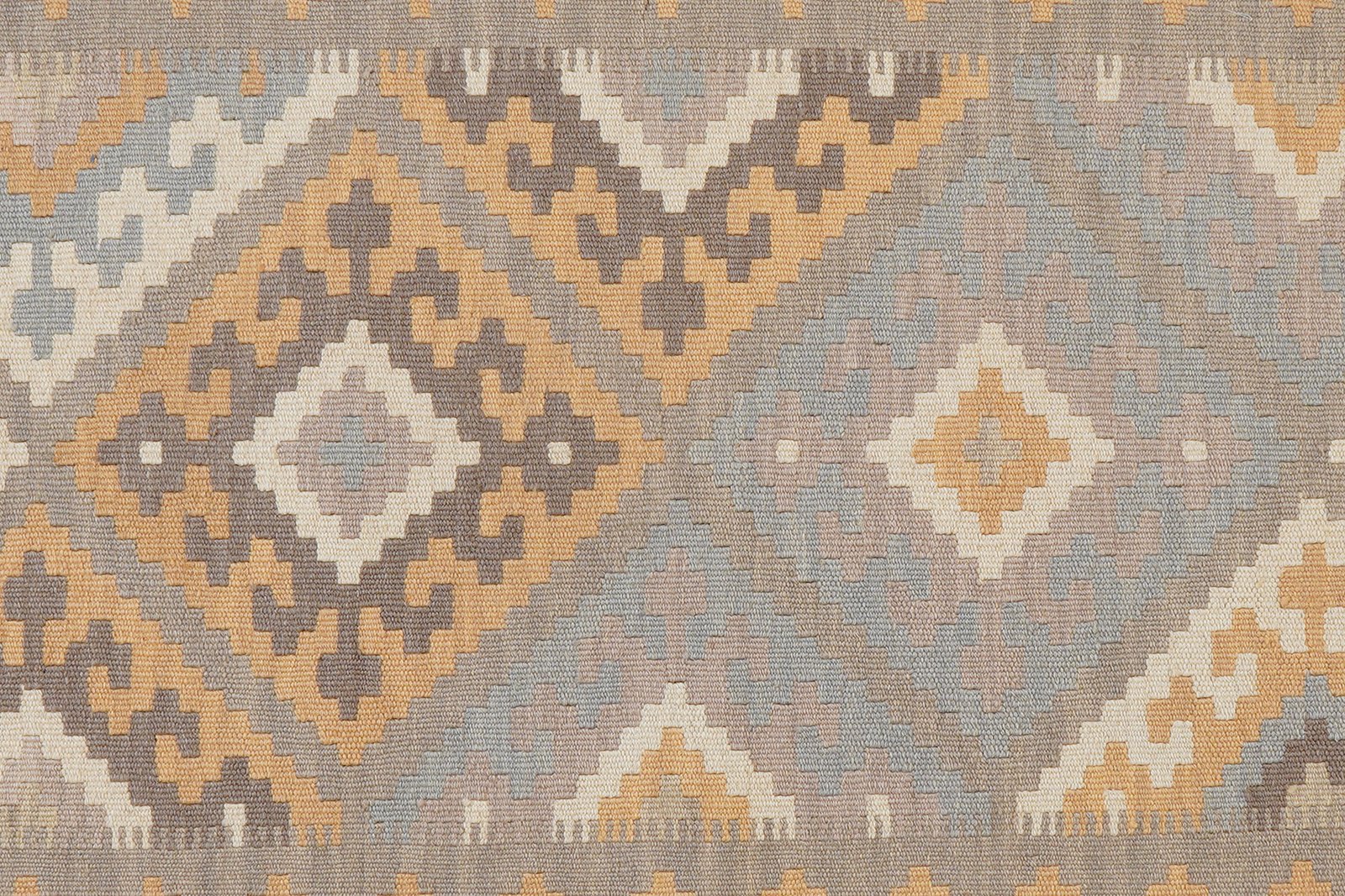 Kelim Gashgai — Handmade, 120x181 cm, Grey, 100% Virgin Wool | View 5