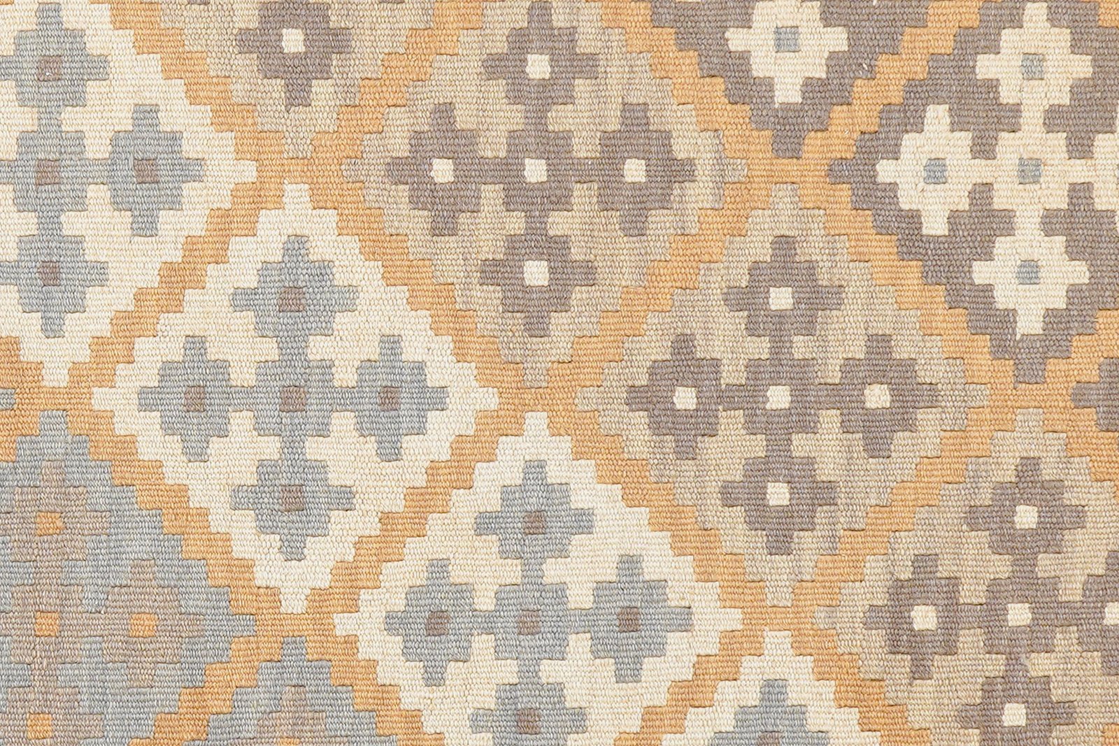 Kelim Gashgai — Handmade, 119x177 cm, Grey, 100% Virgin Wool | View 5