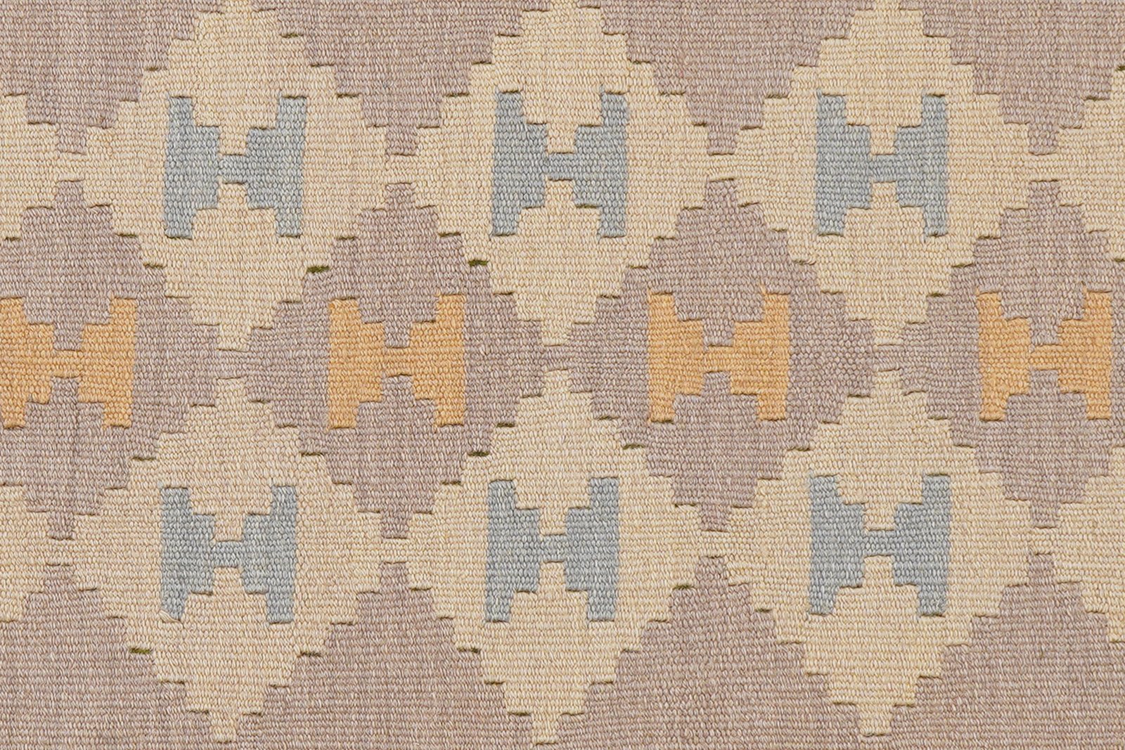 Kelim Gashgai — Handmade, 116x168 cm, Grey, 100% Virgin Wool | View 5