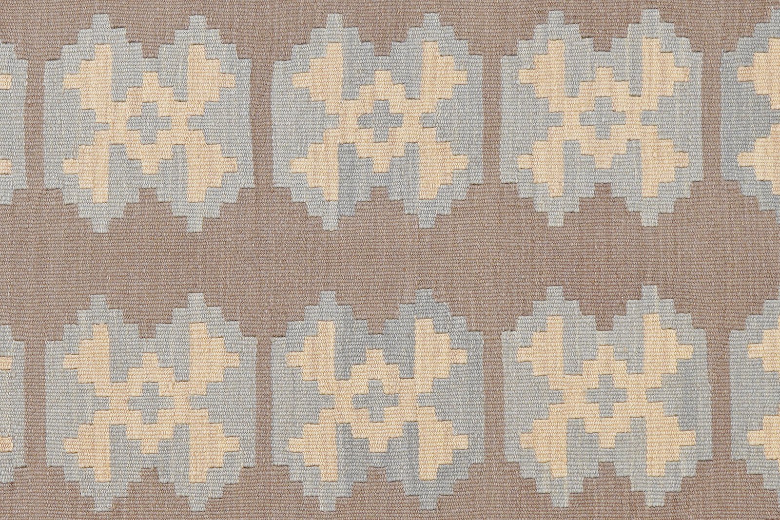 Kelim Gashgai — Handmade, 123x182 cm, Grey, 100% Virgin Wool | View 5