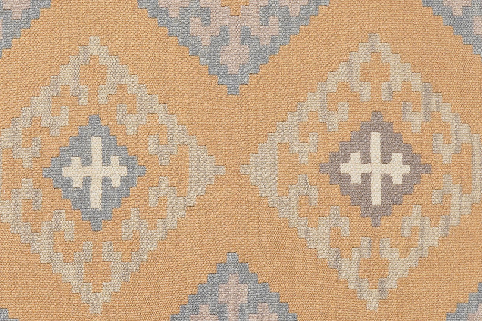 Kelim Gashgai — Handmade, 123x183 cm, Yellow, 100% Virgin Wool | View 5