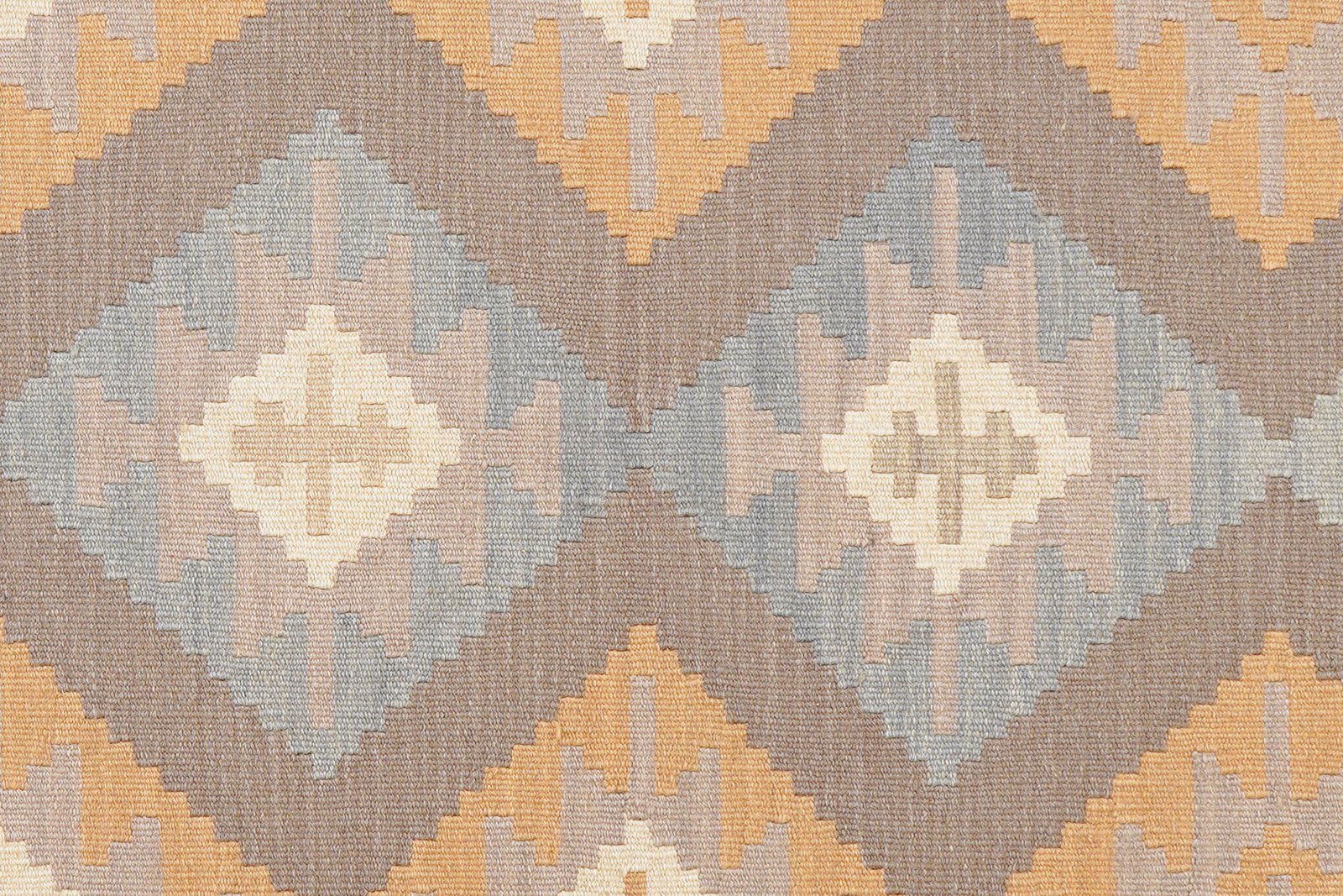 Kelim Gashgai — Handmade, 122x176 cm, Grey, 100% Virgin Wool | View 5