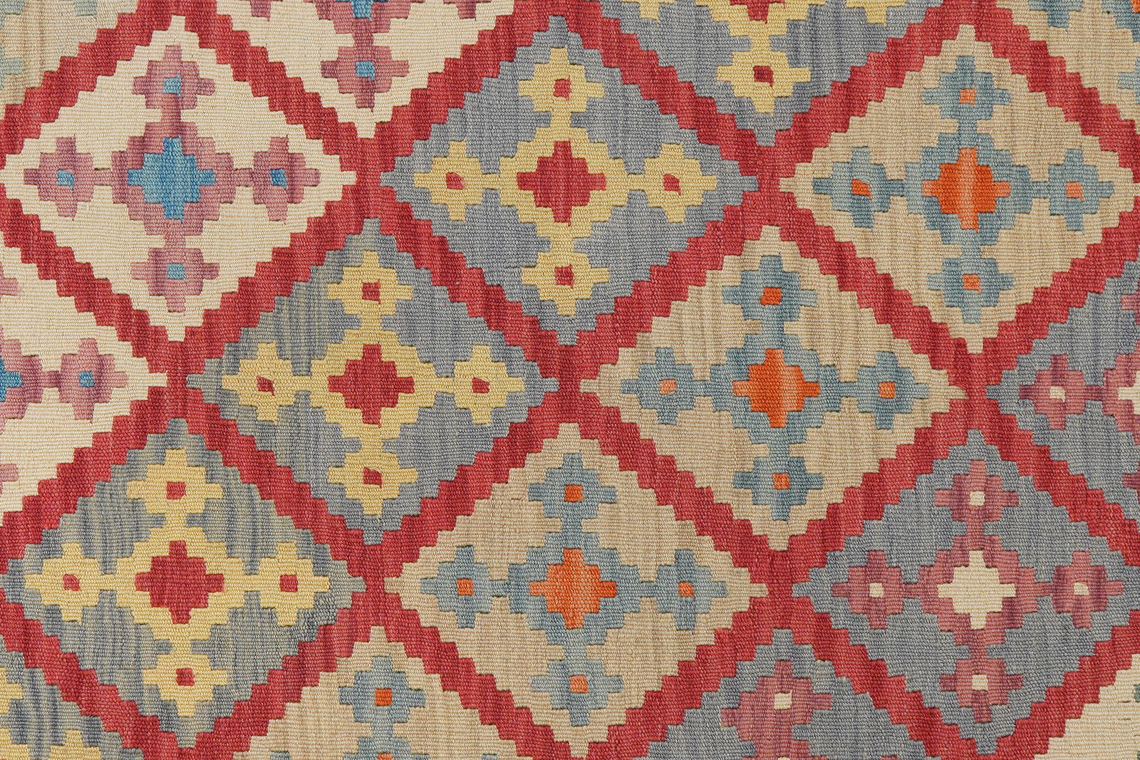 Kelim Gashgai — Handgefertigt, 197x158 cm, Grün, 100% Virgin Wool | View 6