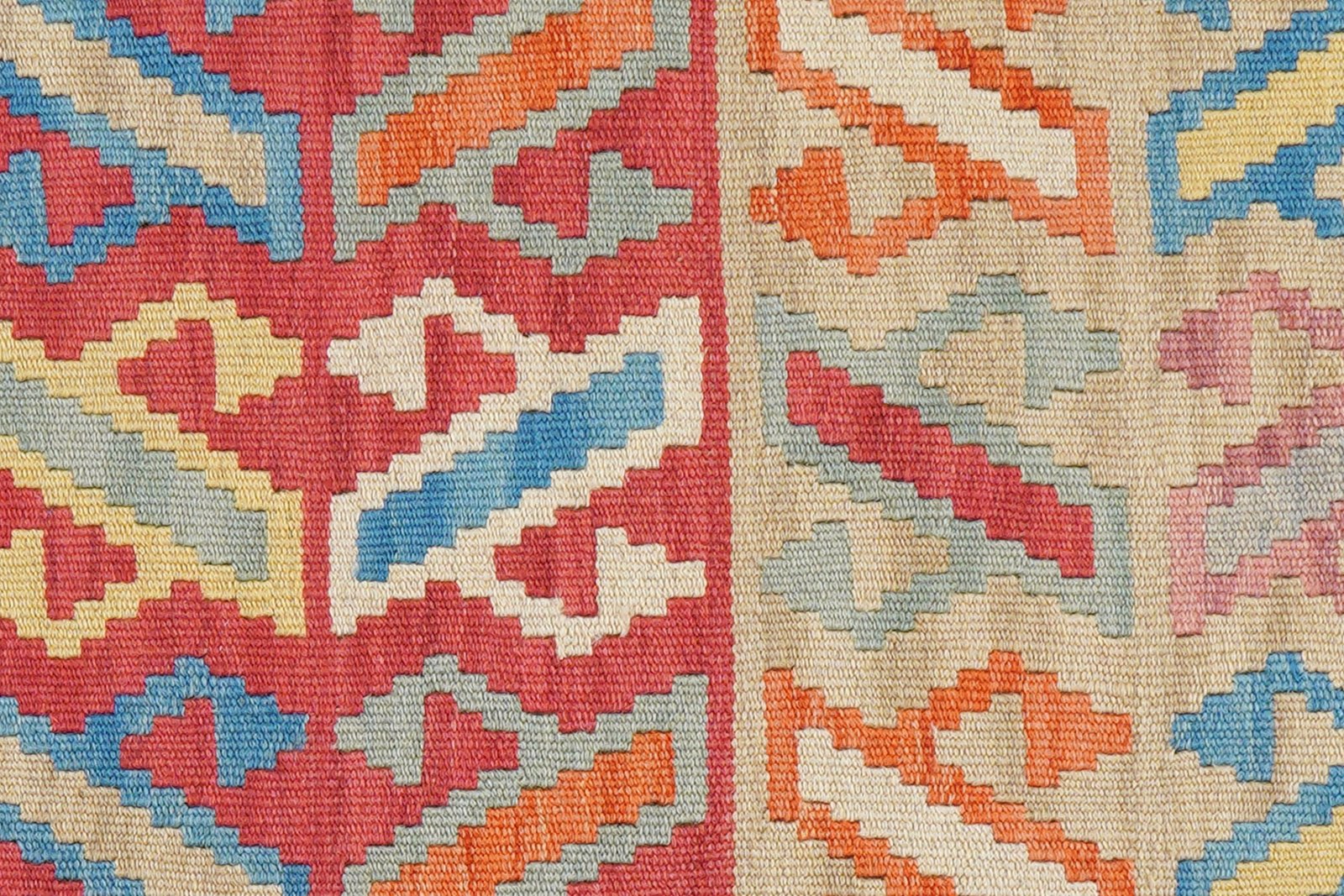 Kelim Gashgai — Handmade, 60x205 cm, Multicolor, 100% Virgin Wool | View 5