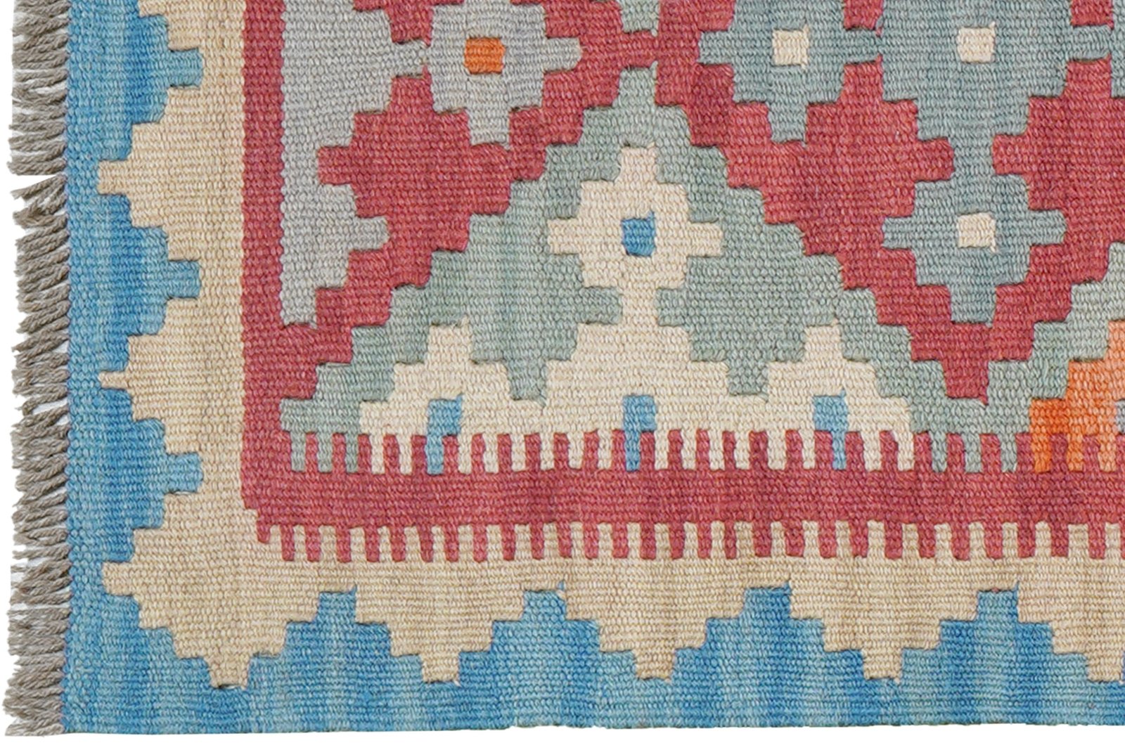 Kelim Gashgai — Handmade, 59x239 cm, Multicolor, 100% Virgin Wool | View 3