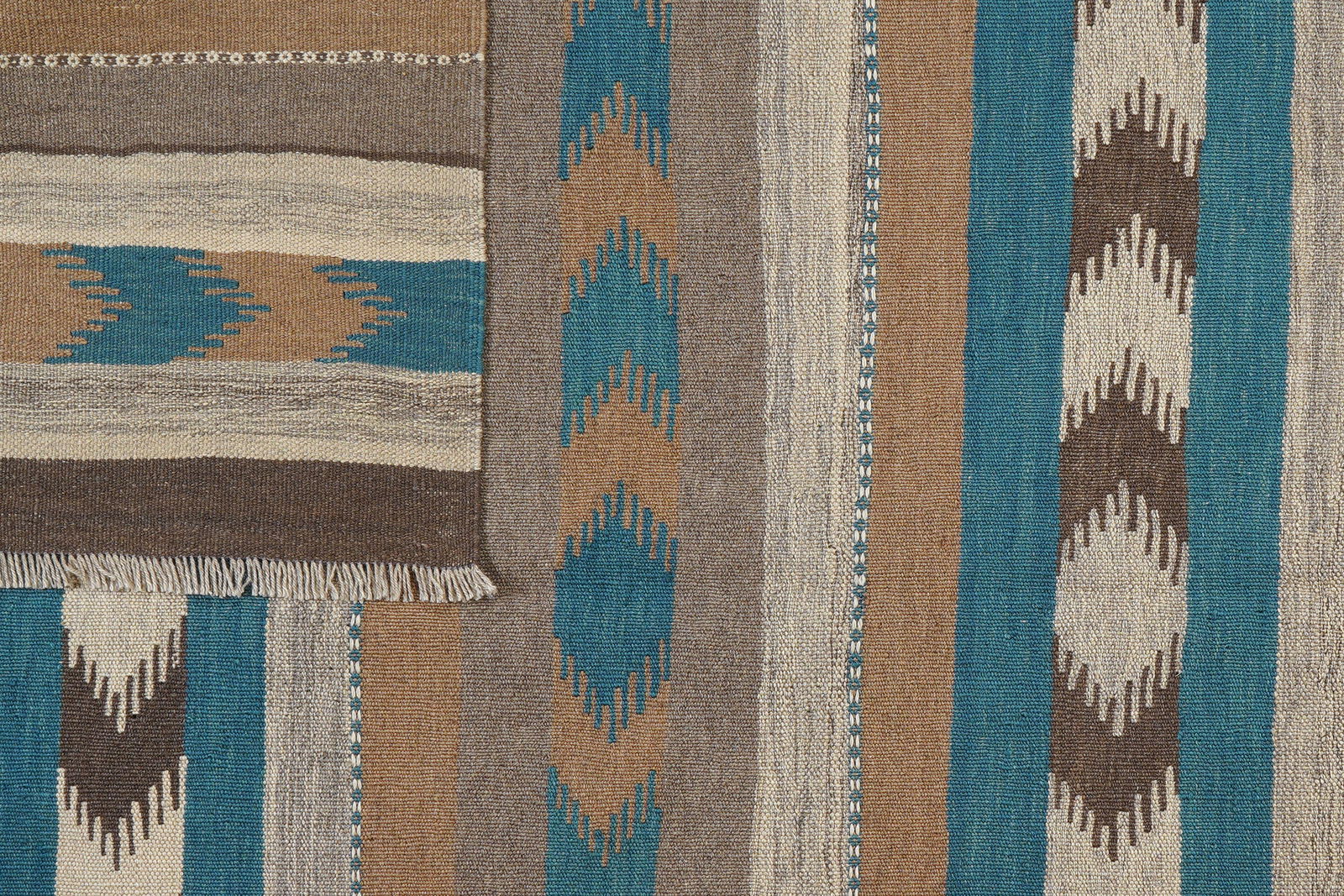 Kelim Gashgai — Handgefertigt, 300x197 cm, Bunt, 100% Virgin Wool | View 7