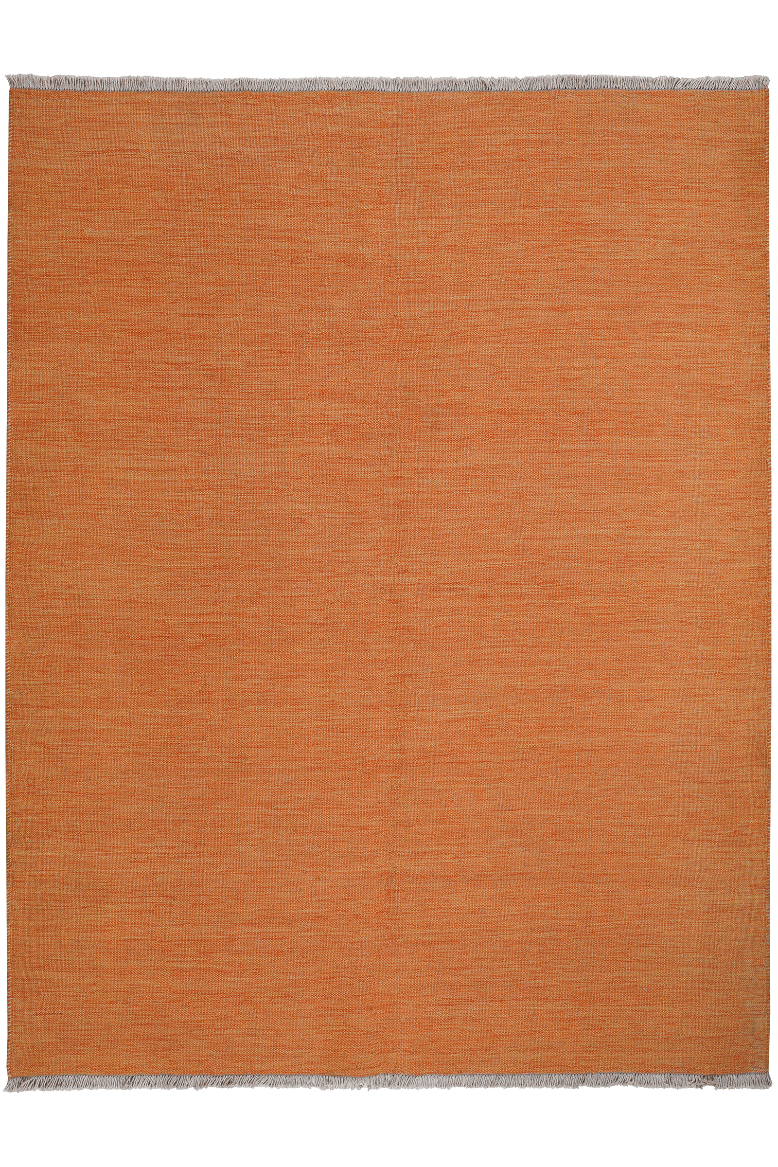 Kelim Gashgai — Handgefertigt, 198x151 cm, Orange, 100% Virgin Wool | Main view