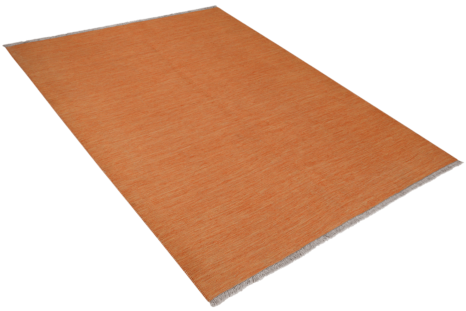 Kelim Gashgai — Handmade, 151x198 cm, Orange, 100% Virgin Wool | View 4