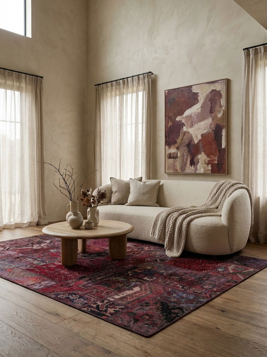 Kelim Tekkeh — Handgefertigt, 234x165 cm, Bunt, 100% Virgin Wool | Detail view