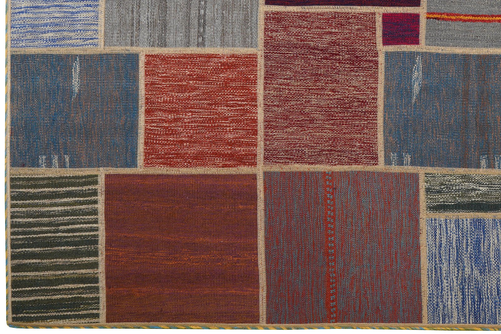 Kelim Tekkeh — Handmade, 166x242 cm, Multicolor, 100% Virgin Wool | View 3