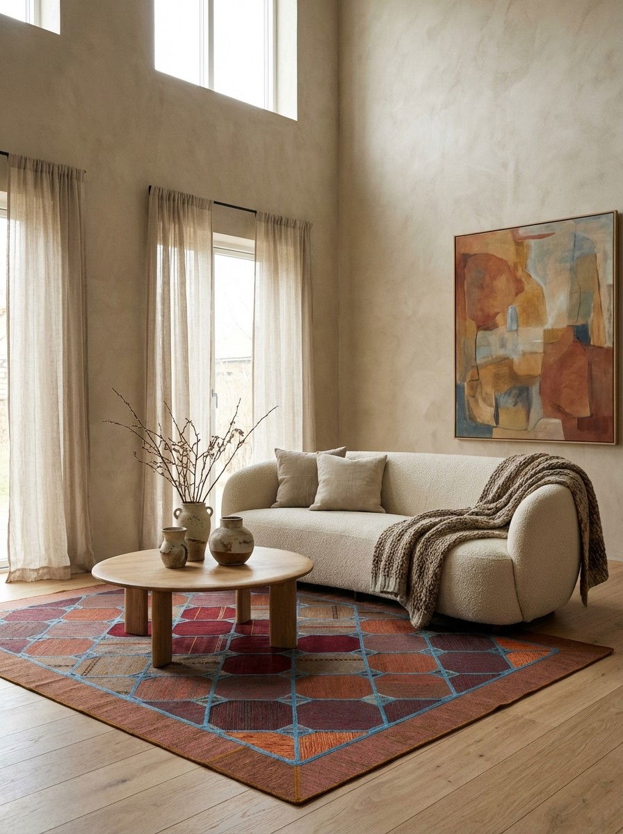 Kelim Tekkeh — Handgefertigt, 240x171 cm, Bunt, 100% Virgin Wool | Detail view