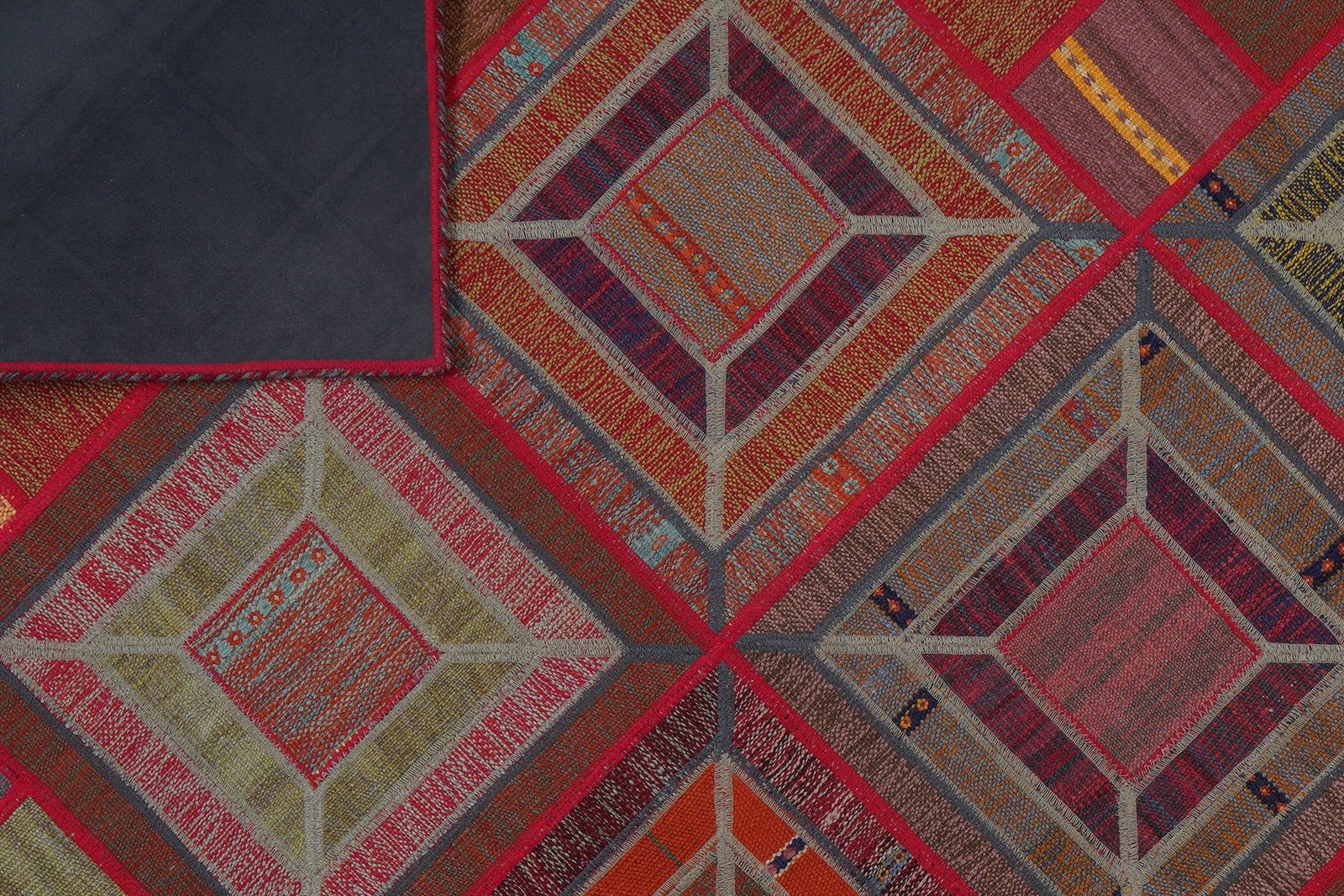 Kelim Tekkeh — Handmade, 170x241 cm, Multicolor, 100% Virgin Wool | View 6