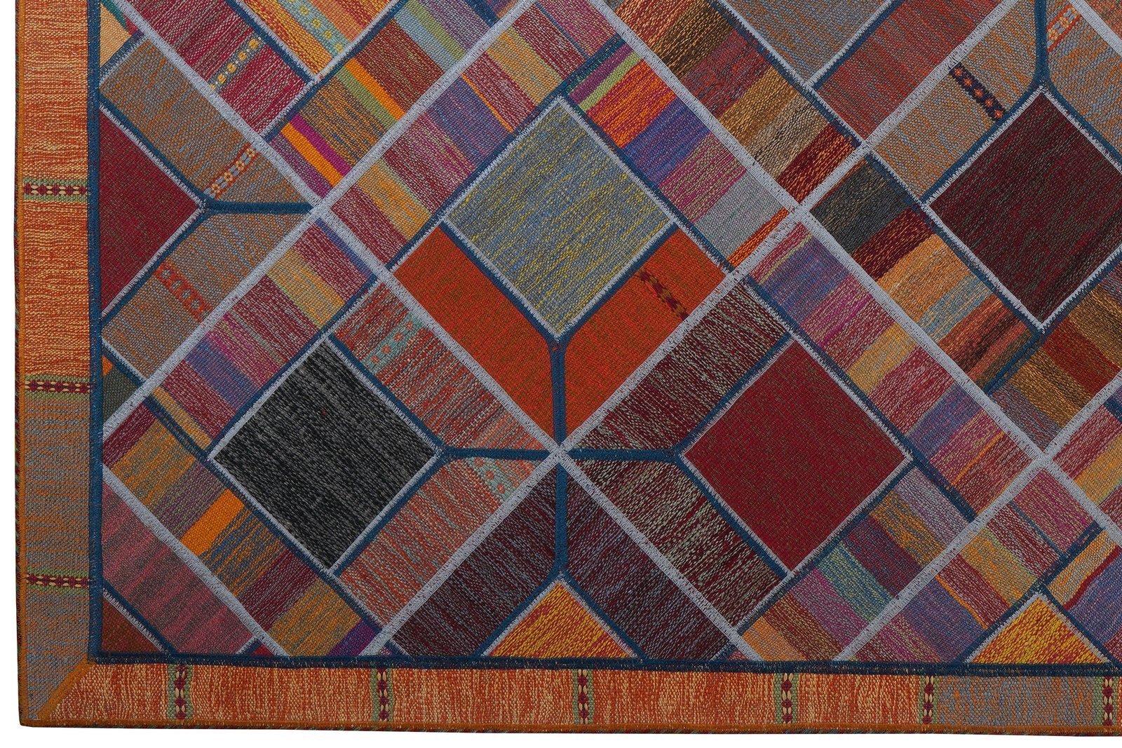 Kelim Tekkeh — Handmade, 177x241 cm, Multicolor, 100% Virgin Wool | View 3
