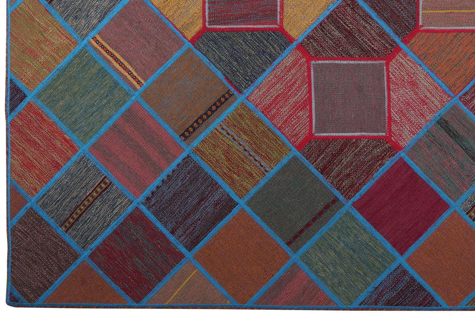 Kelim Tekkeh — Handmade, 169x241 cm, Multicolor, 100% Virgin Wool | View 3