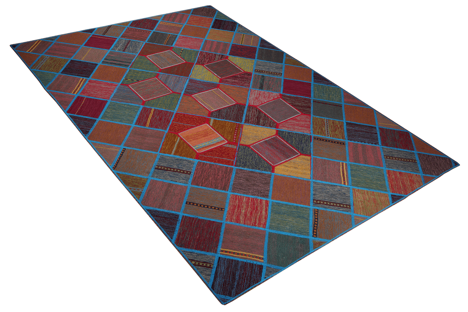 Kelim Tekkeh — Handmade, 169x241 cm, Multicolor, 100% Virgin Wool | View 4