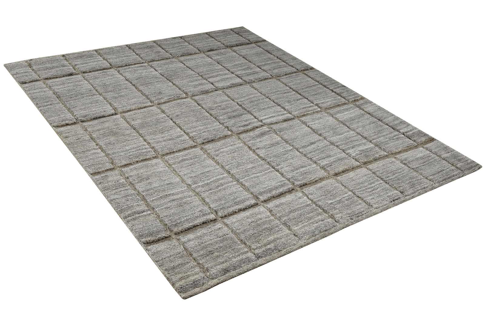 Gabbeh — Hand-knotted, 162x185 cm, Grey, 100% Virgin Wool | View 4