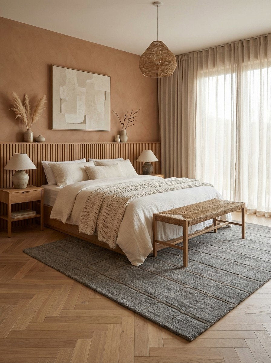 Gabbeh — Handgefertigt, 282x208 cm, Grau, 100% Virgin Wool | Detail view