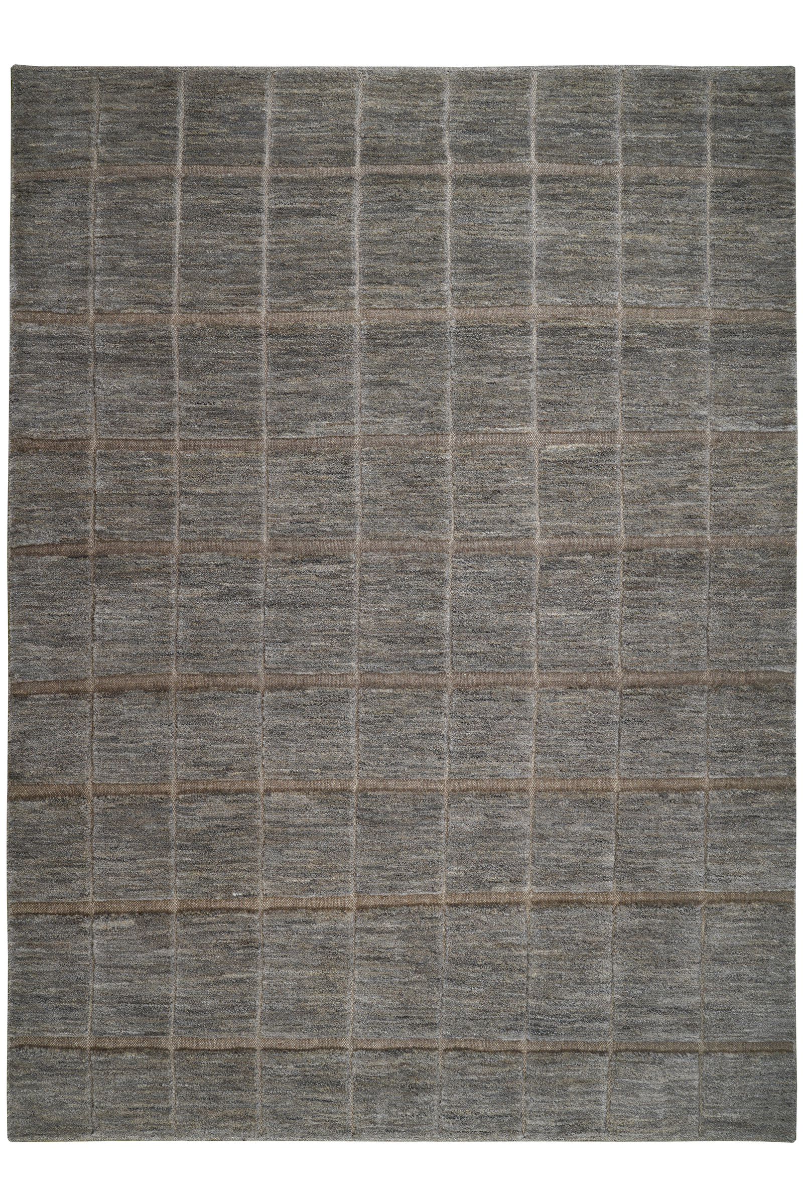 Gabbeh — Handgefertigt, 282x208 cm, Grau, 100% Virgin Wool | Main view