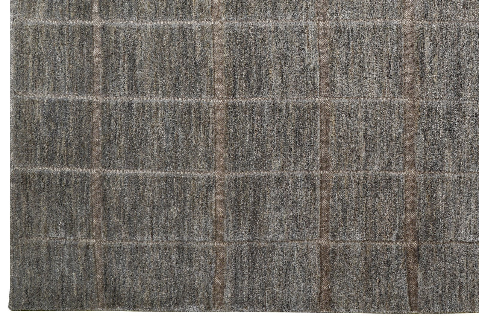 Gabbeh — Hand-knotted, 208x282 cm, Grey, 100% Virgin Wool | View 3