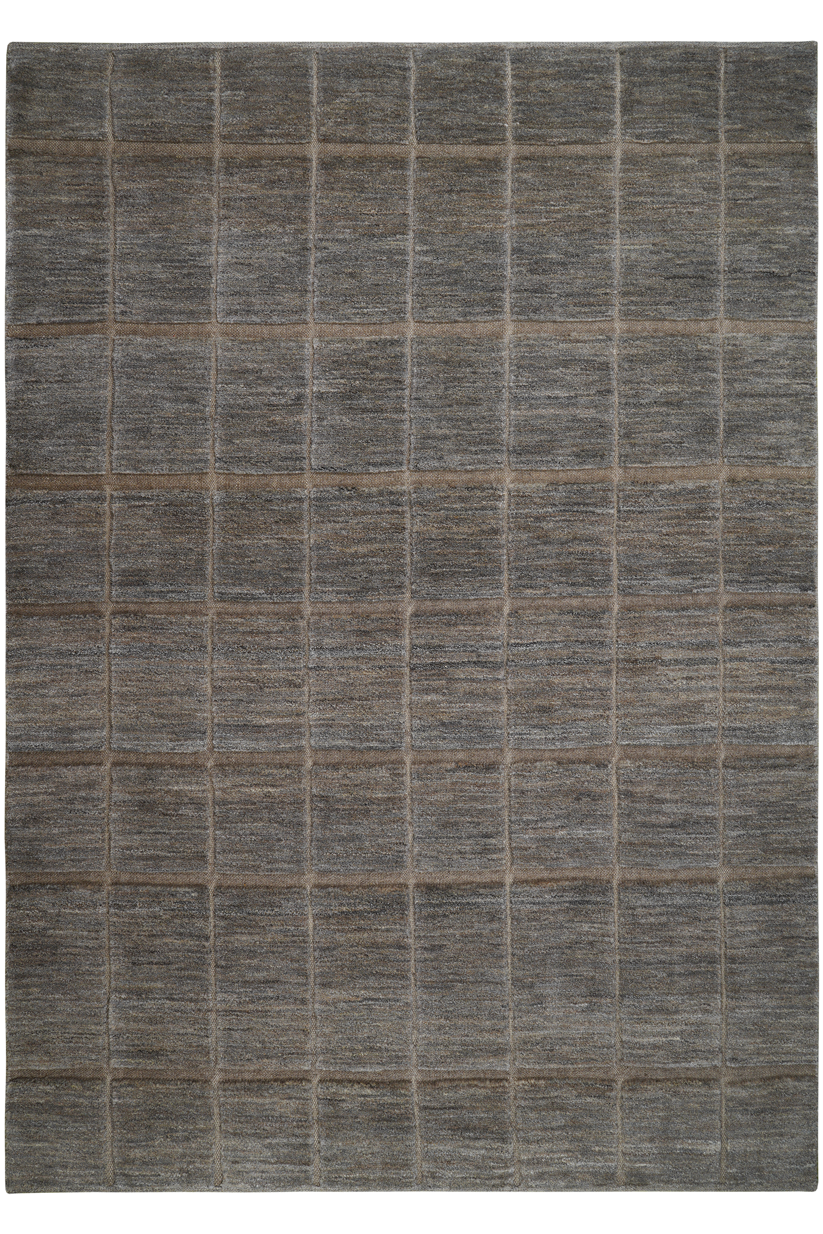 Gabbeh — Handgefertigt, 286x201 cm, Grau, 100% Virgin Wool | Main view