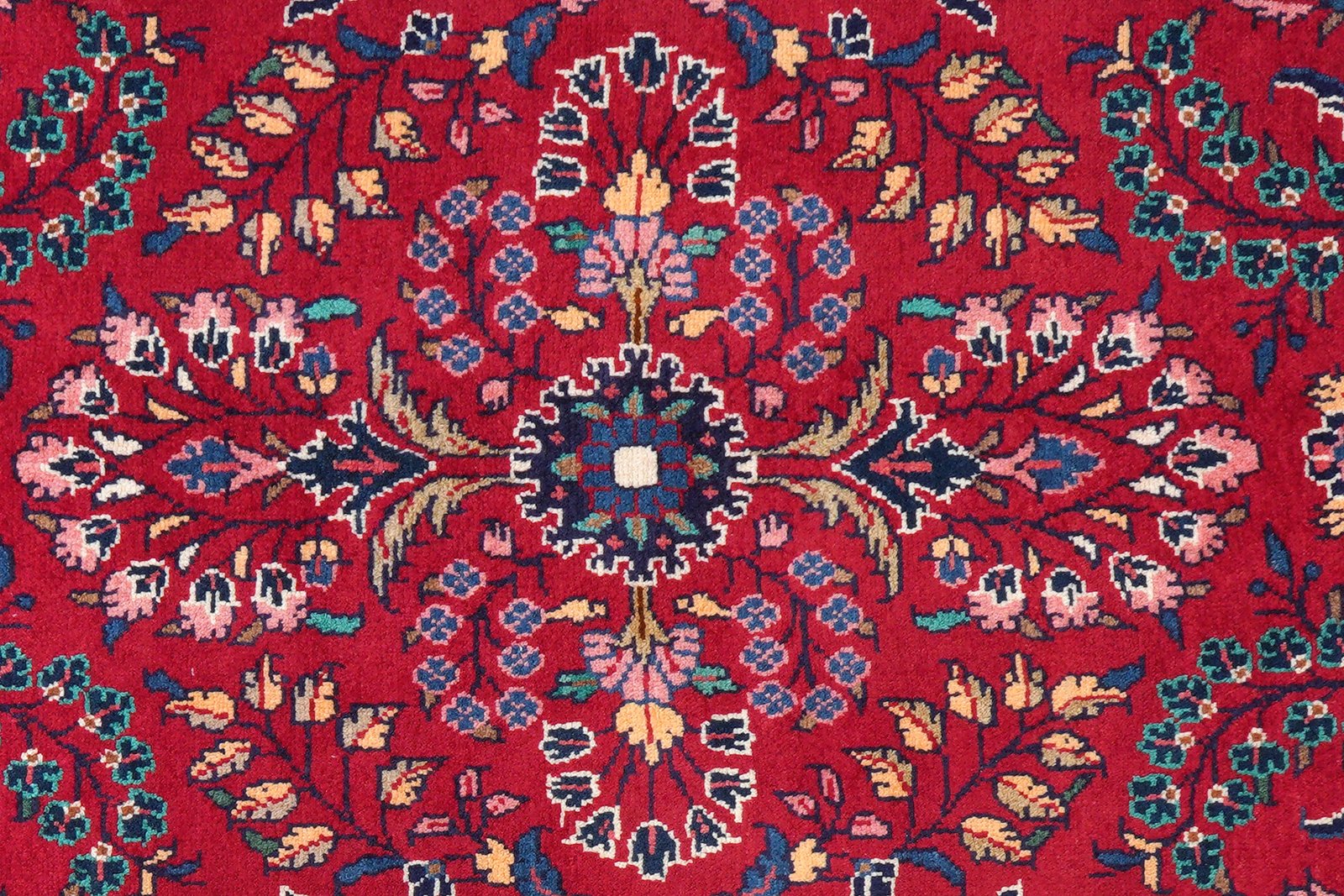 Dardjazin — Hand-knotted, 87x229 cm, Red, 100% Virgin Wool | View 6
