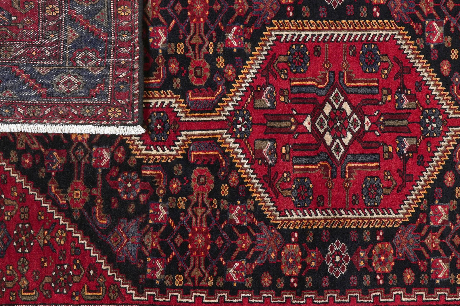 Khamseh — Hand-knotted, 140x234 cm, Blue, 100% Virgin Wool | View 7