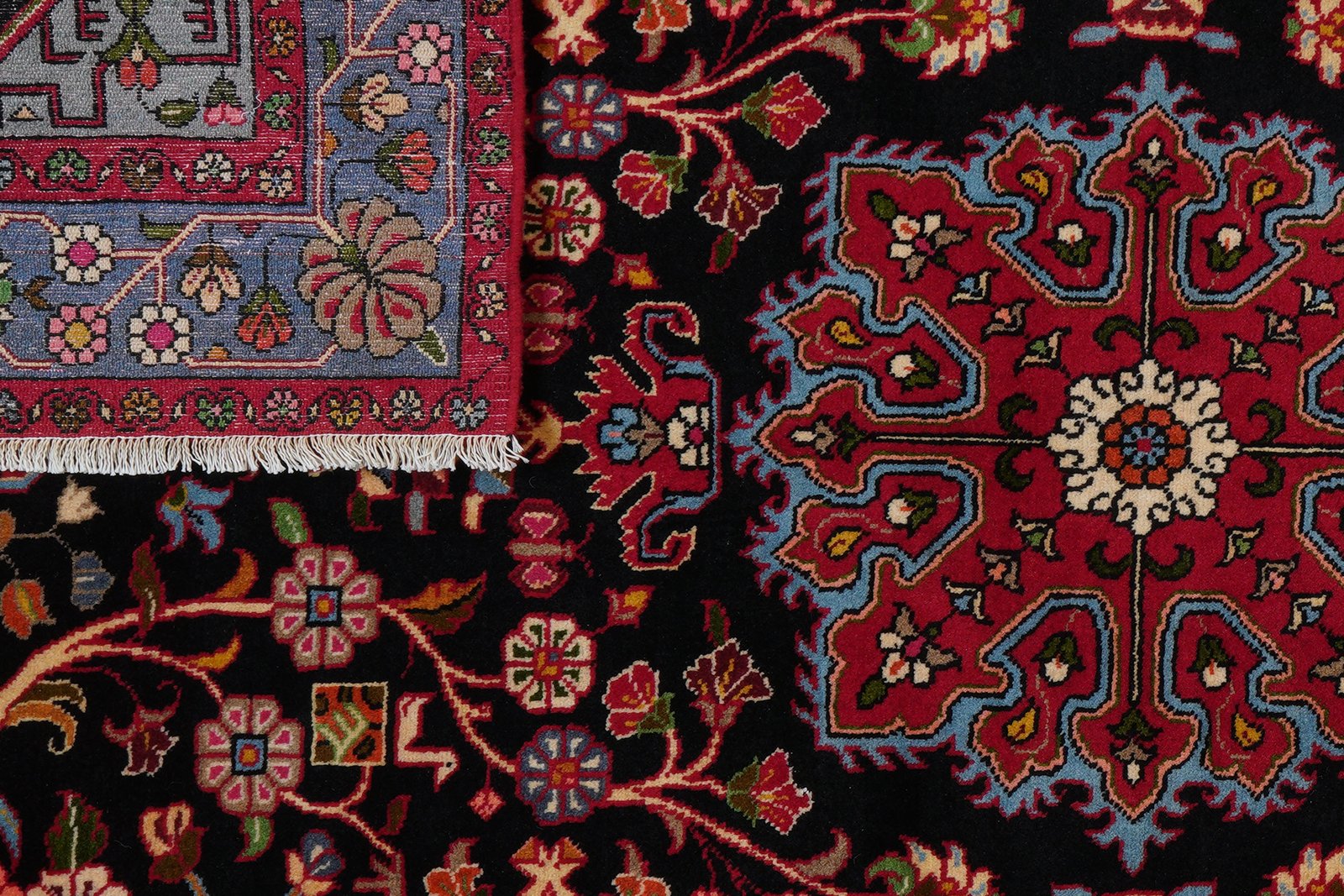 Nahavand — Hand-knotted, 152x246 cm, Blue, 100% Virgin Wool | View 7