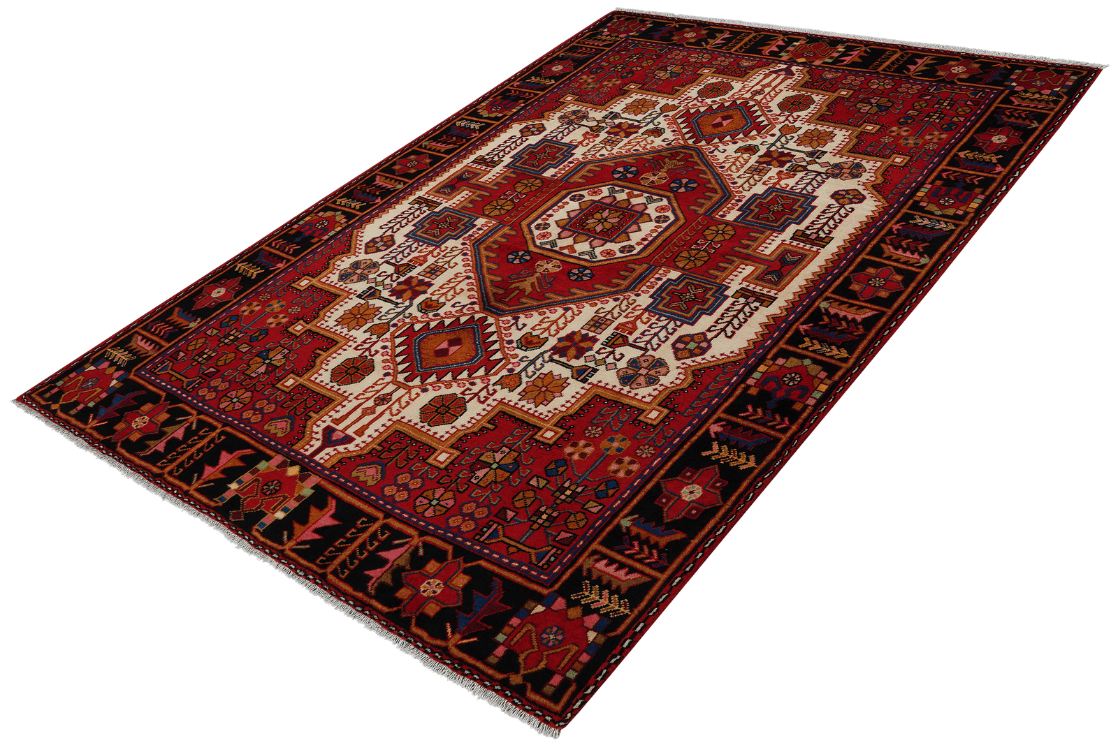 Nahavand — Hand-knotted, 143x201 cm, Beige, 100% Virgin Wool | View 5