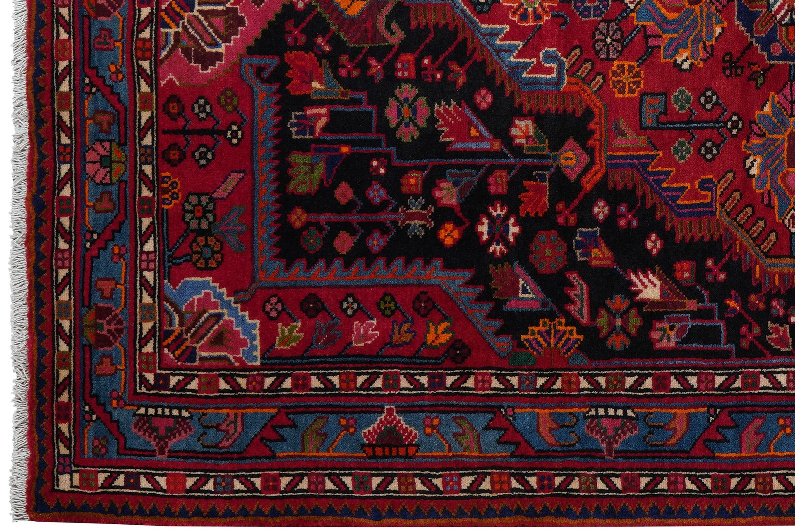 Toysarghan — Hand-knotted, 143x200 cm, Blue, 100% Virgin Wool | View 3