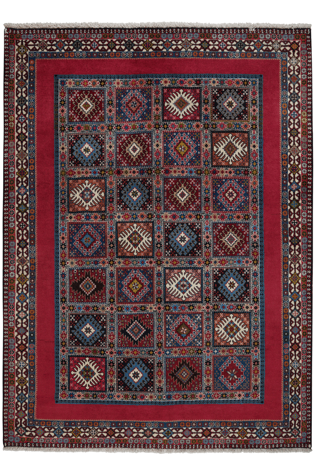 Yalameh — Hand-knotted, 153x210 cm, Multicolor, 100% Virgin Wool | Main view