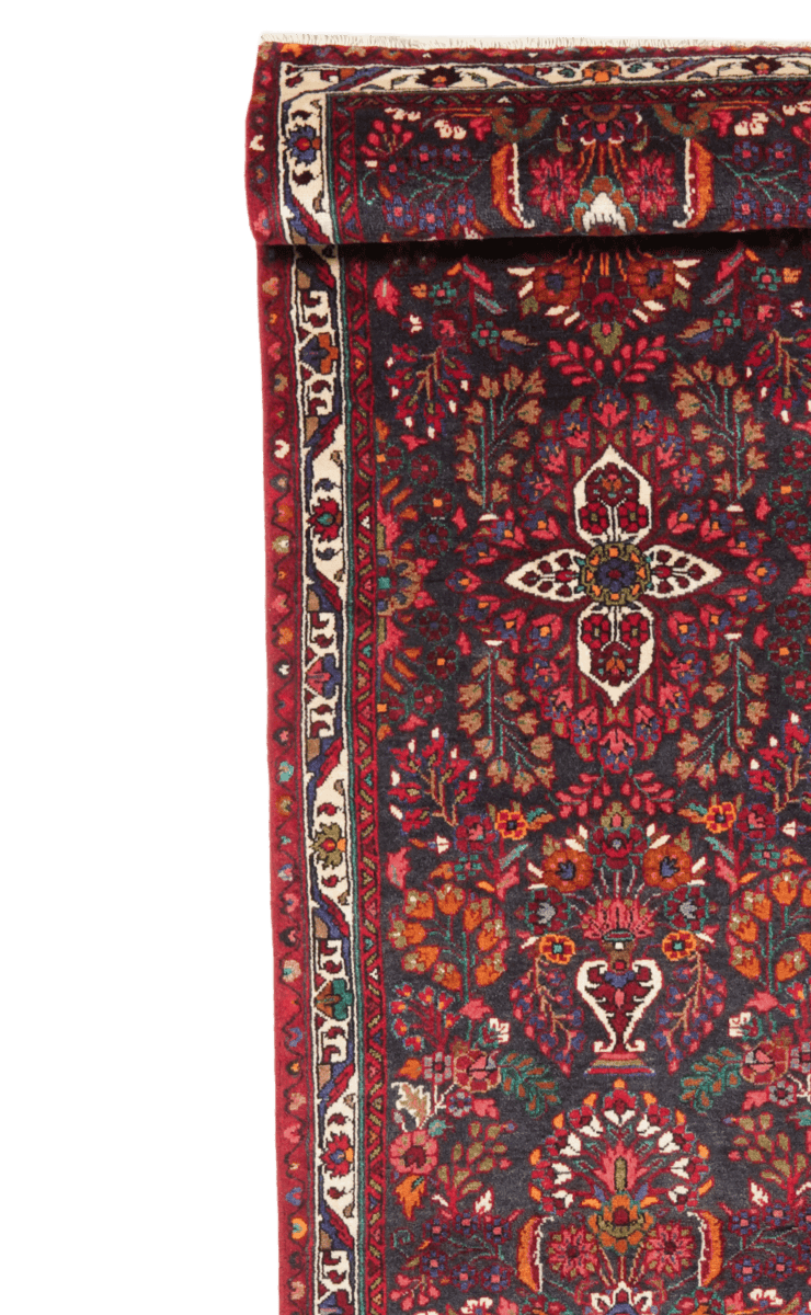 Mehreban — Hand-knotted, 87x410 cm, Blue, 100% Virgin Wool | View 3