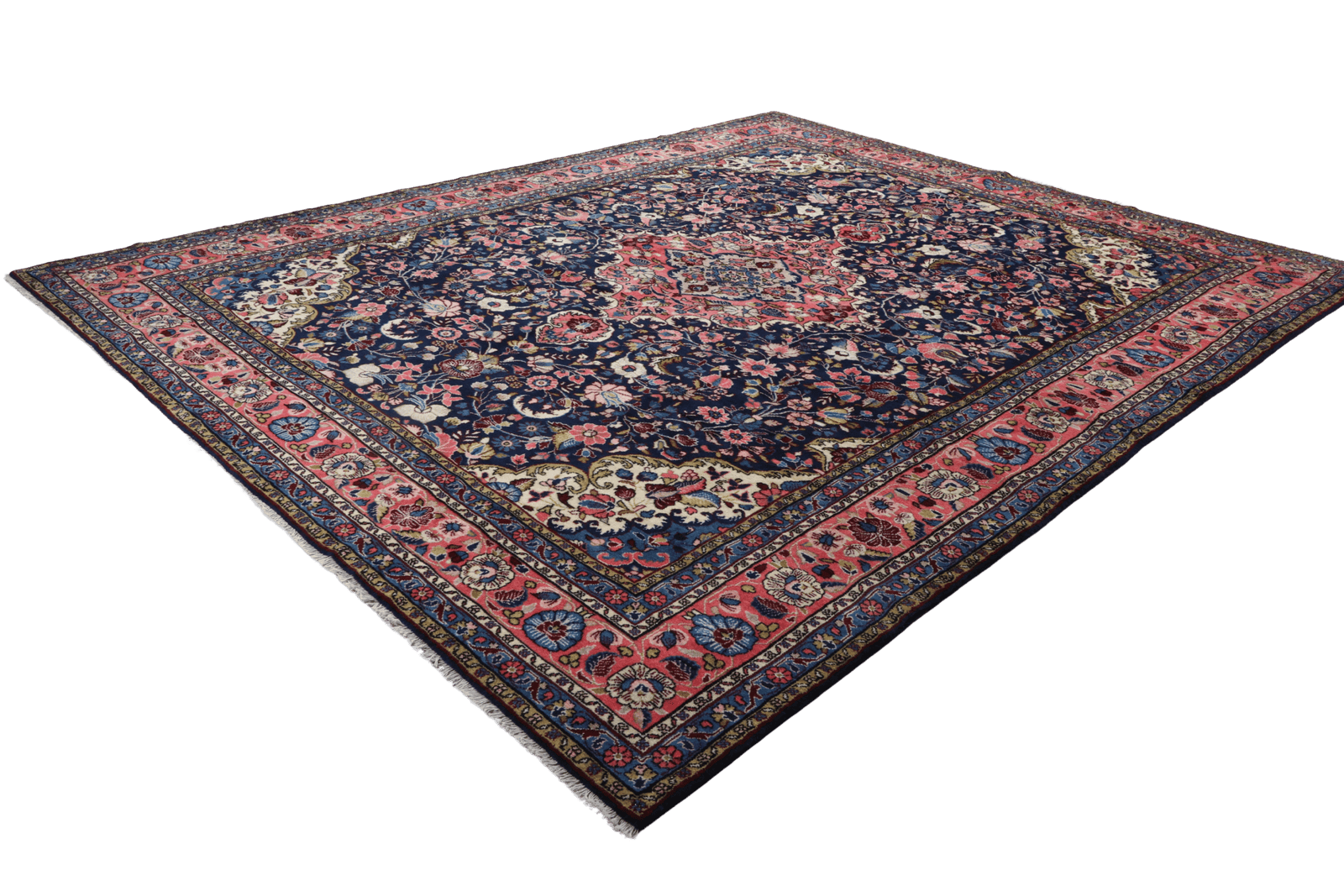 Mehreban — Hand-knotted, 260x347 cm, Blue, 100% Virgin Wool | View 6