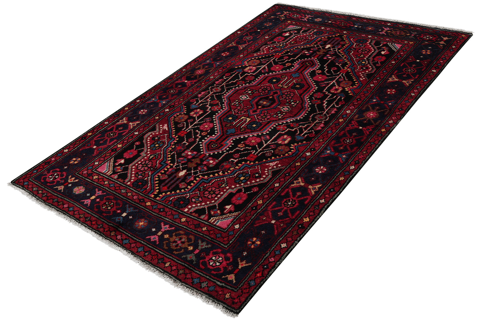 Djozan — Hand-knotted, 100x167 cm, Blue, 100% Virgin Wool | View 5