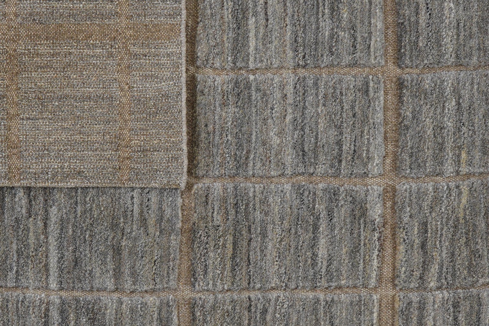 Gabbeh — Hand-knotted, 158x185 cm, Grey, 100% Virgin Wool | View 7