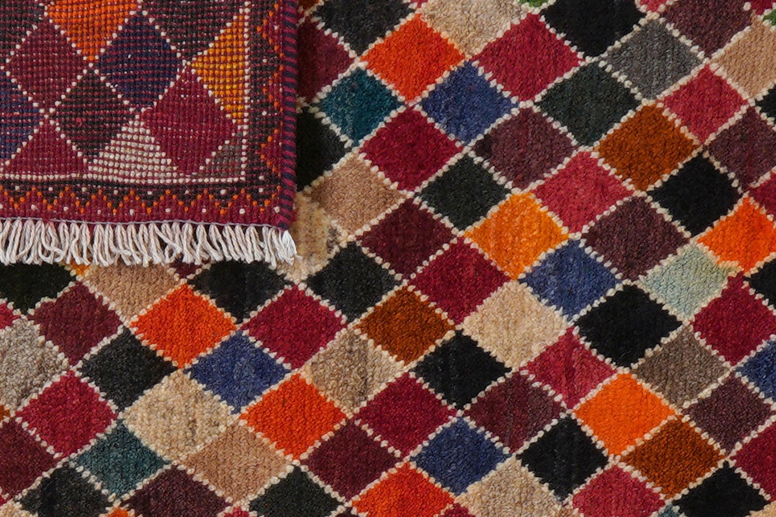 Gashgai — Hand-knotted, 80x135 cm, Multicolor, 100% Virgin Wool | View 7