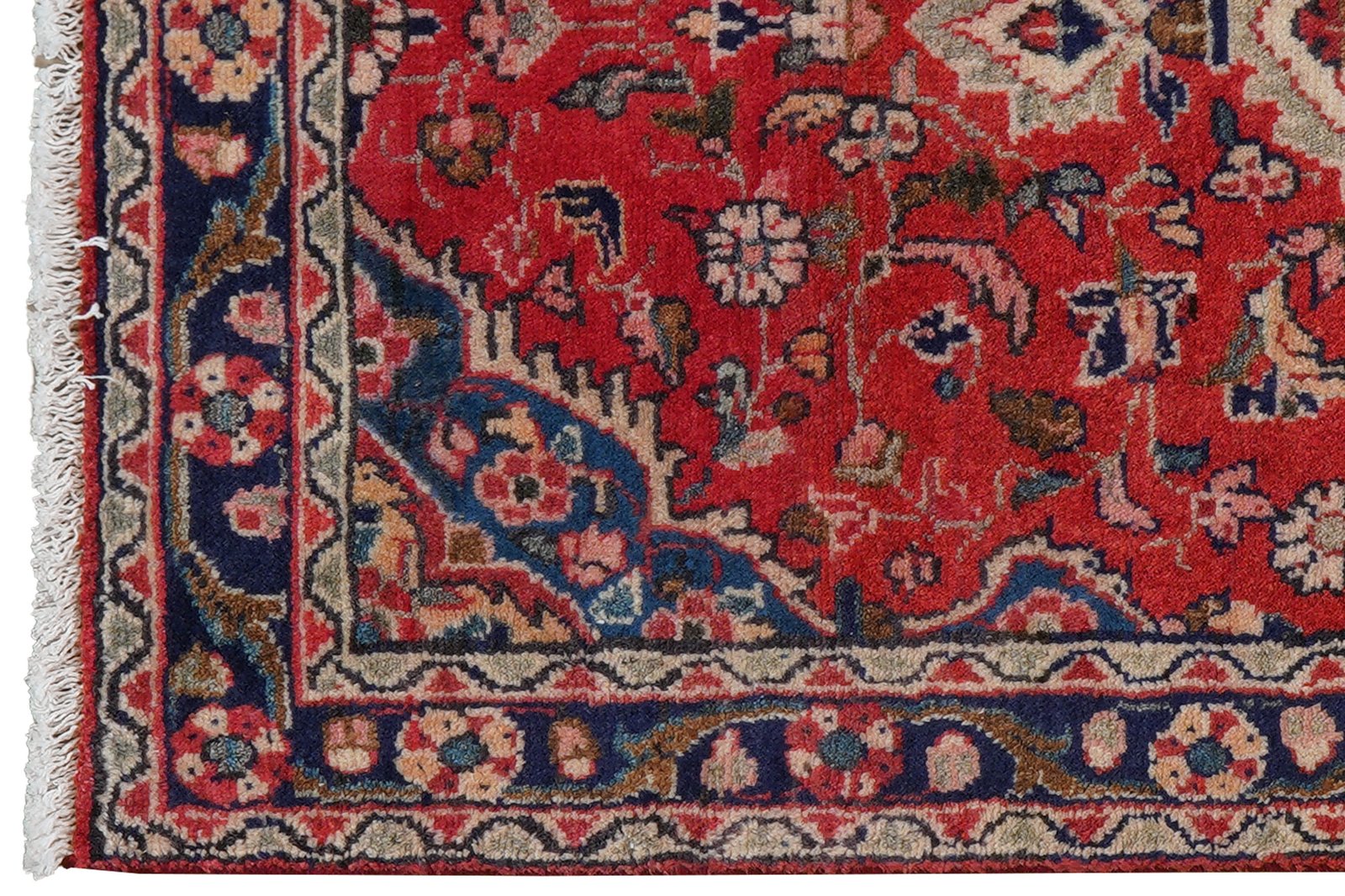 Dardjazin — Hand-knotted, 80x142 cm, Red, 100% Virgin Wool | View 3