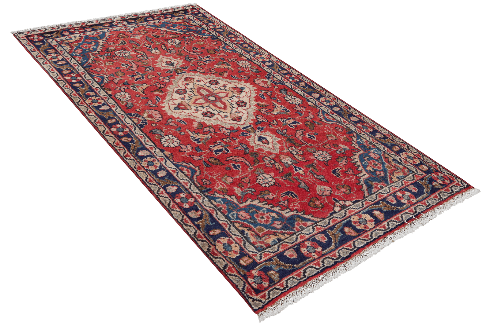 Dardjazin — Hand-knotted, 80x142 cm, Red, 100% Virgin Wool | View 4