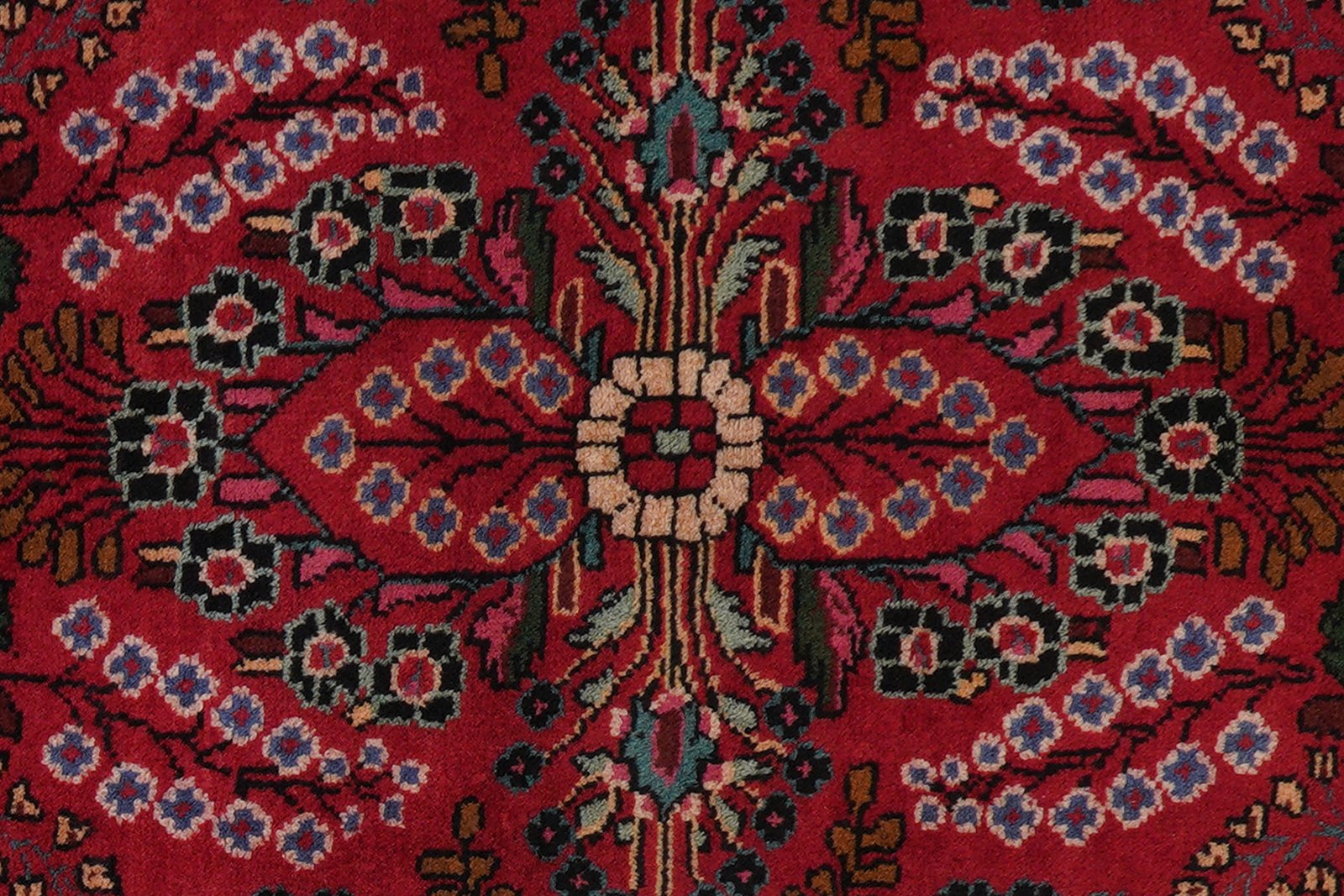 Dardjazin — Hand-knotted, 83x130 cm, Red, 100% Virgin Wool | View 6