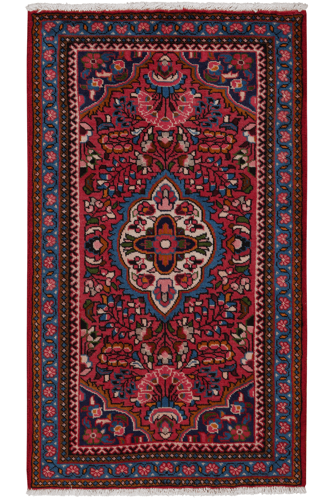 Lilian — Hand-knotted, 72x124 cm, Red, 100% Virgin Wool | Main view