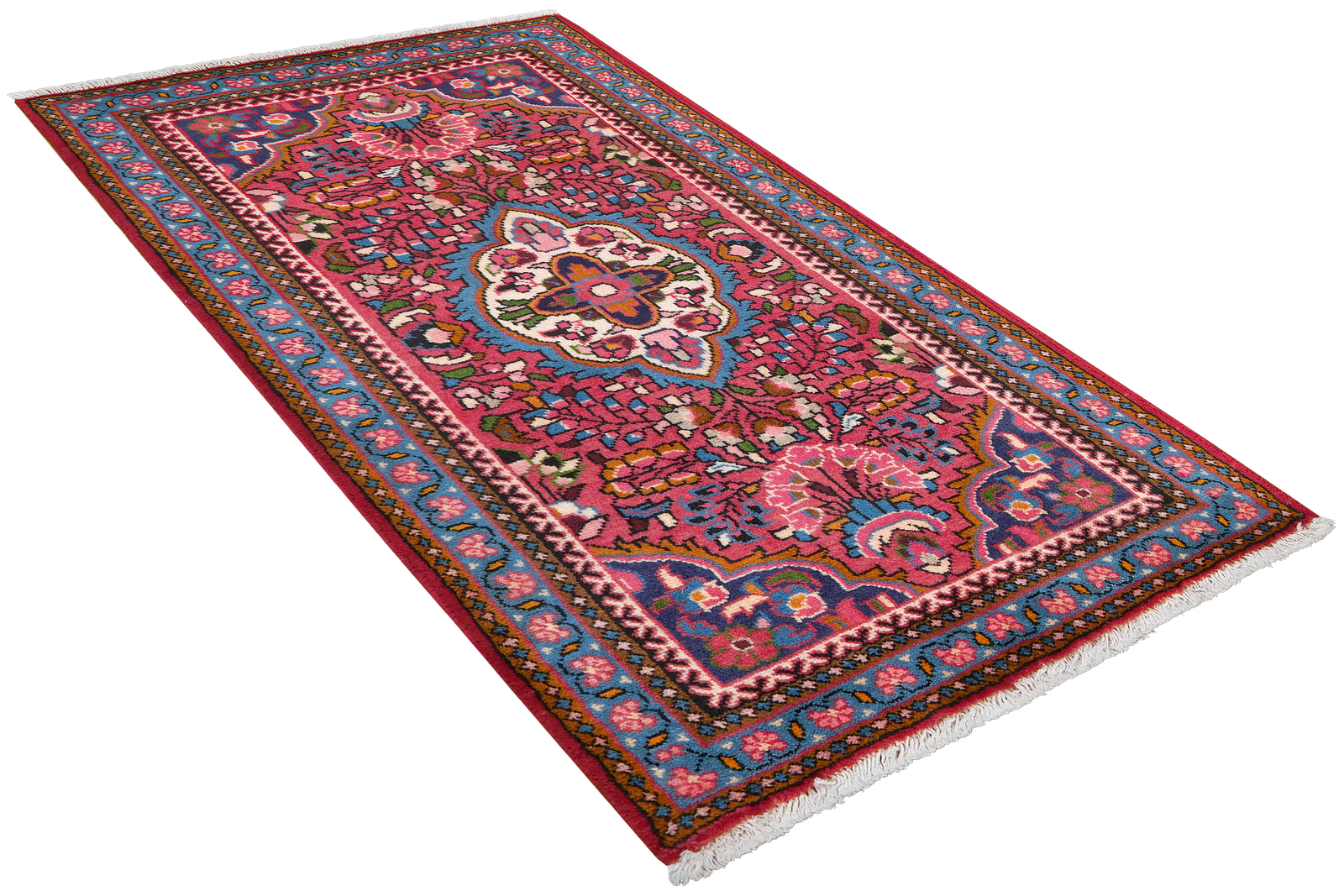 Lilian — Hand-knotted, 72x124 cm, Red, 100% Virgin Wool | View 4