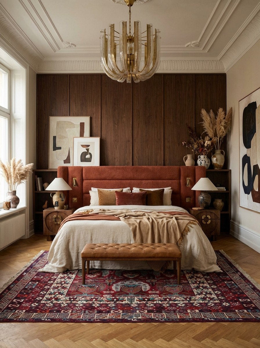 Gashgai — Handgefertigt, 297x206 cm, Bunt, 100% Virgin Wool | Back view