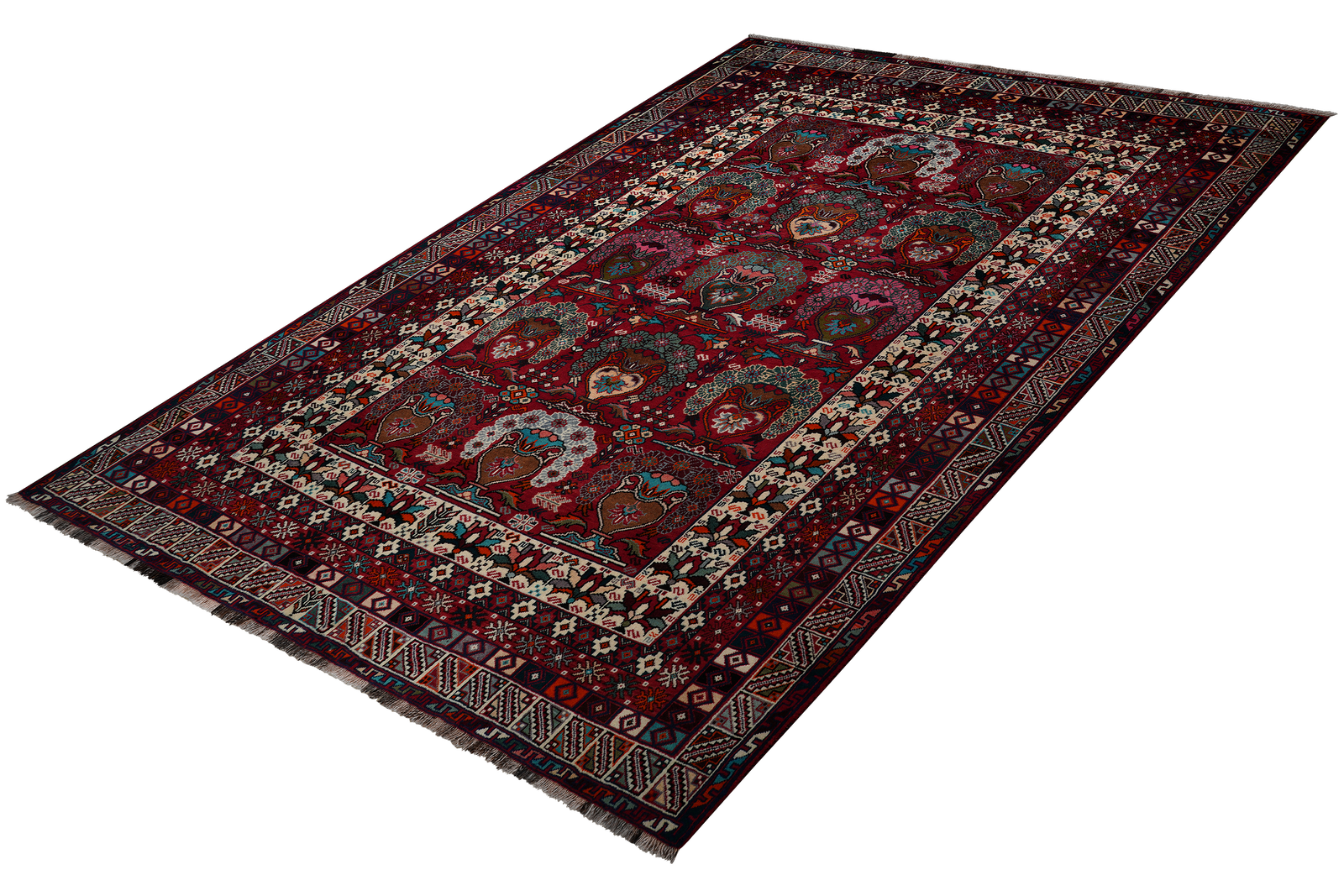 Gashgai — Handgefertigt, 297x206 cm, Bunt, 100% Virgin Wool | View 6