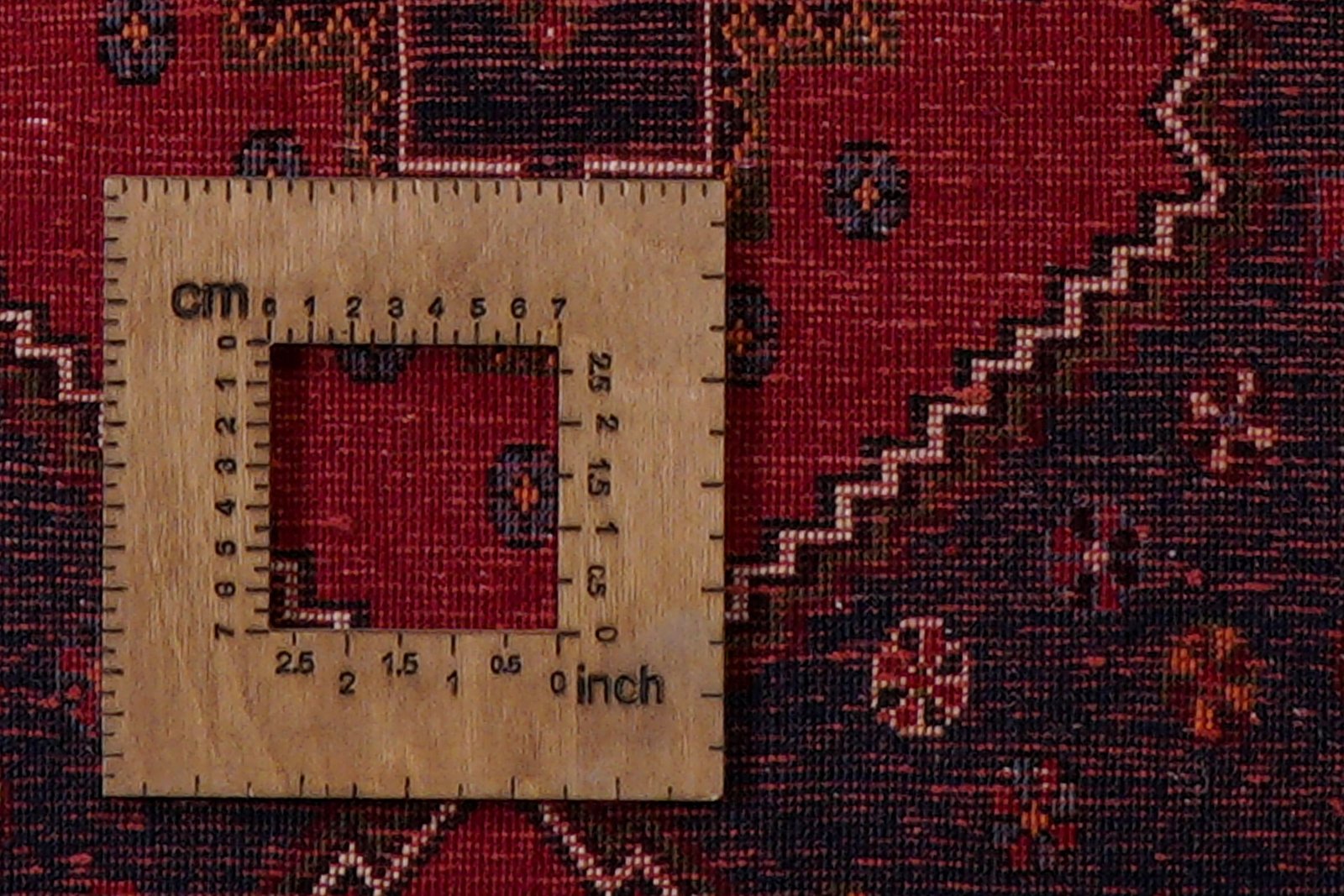 Afshar — Hand-knotted, 164x226 cm, Blue, 100% Virgin Wool | View 8