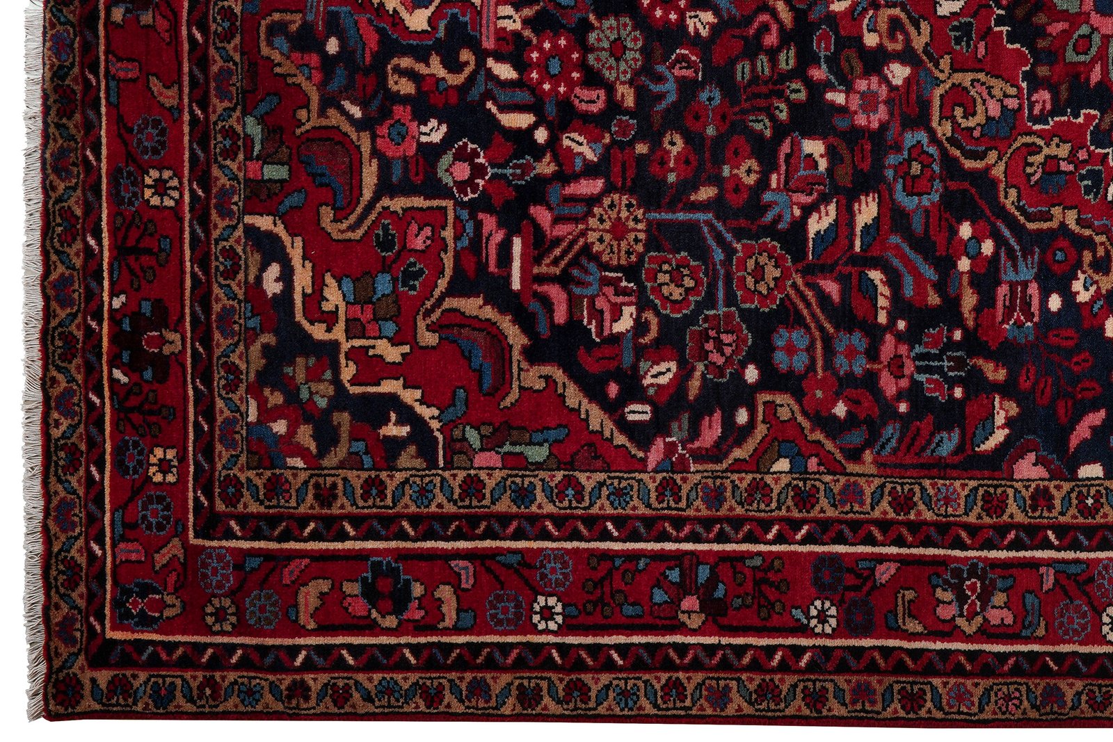 Bourtchalou — Hand-knotted, 170x254 cm, Blue, 100% Virgin Wool | View 3