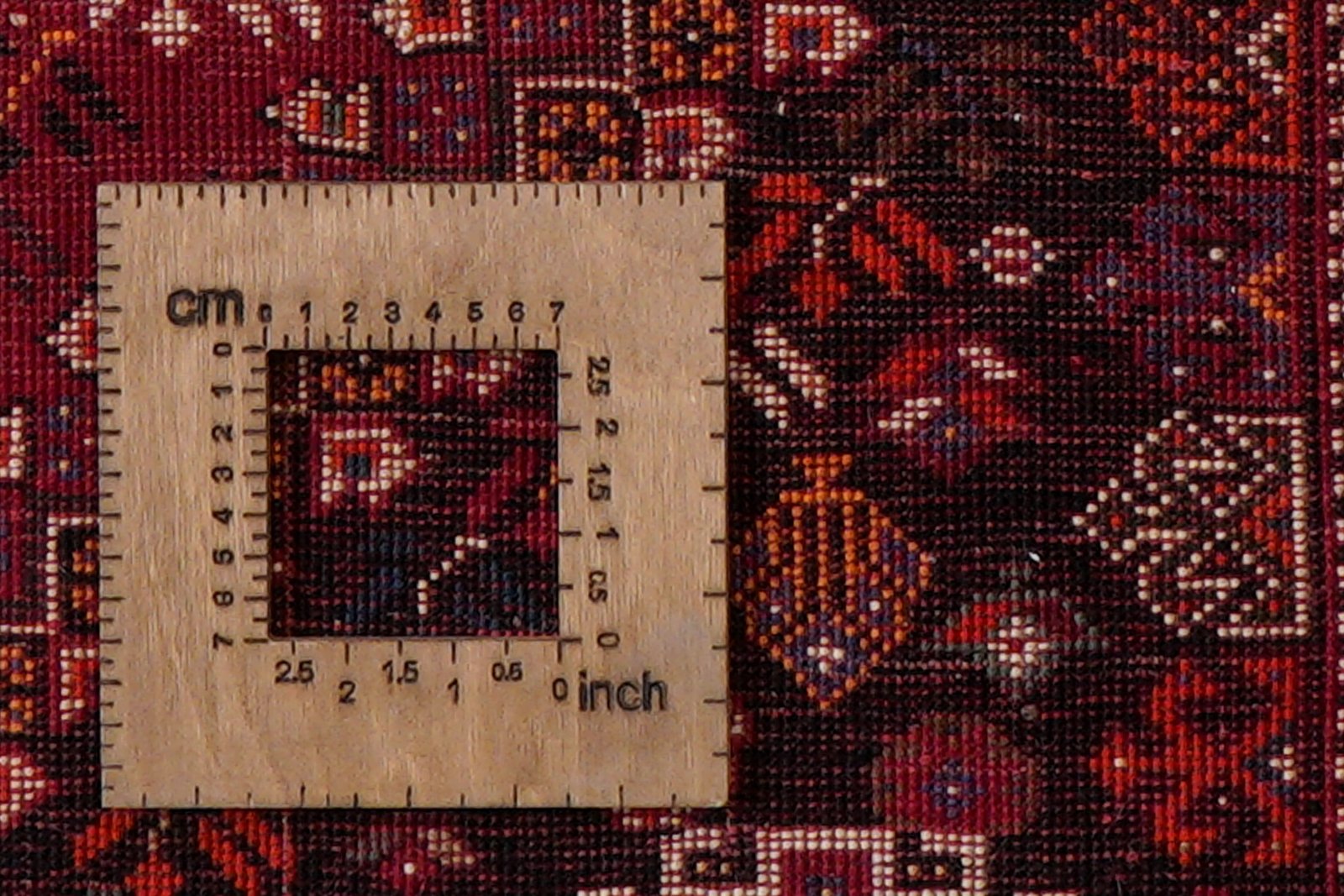 Gashgai — Hand-knotted, 162x260 cm, Red, 100% Virgin Wool | View 8