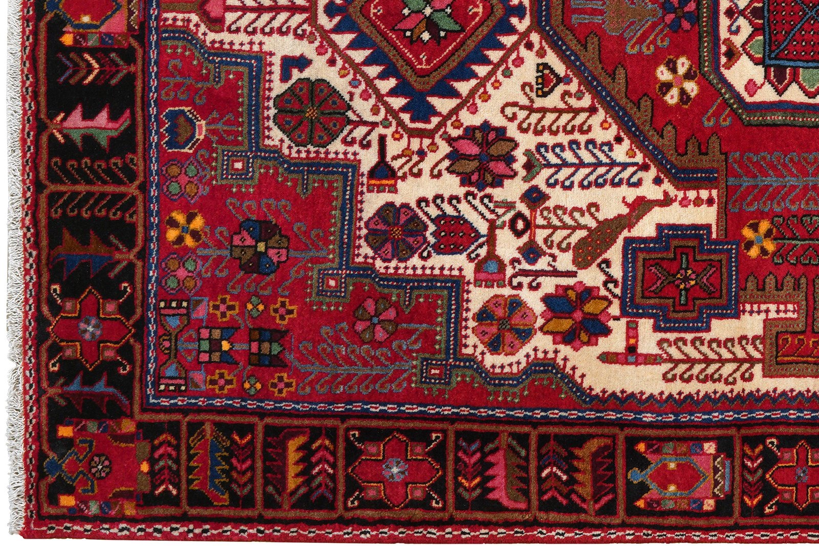 Nahavand — Hand-knotted, 142x208 cm, Beige, 100% Virgin Wool | View 3