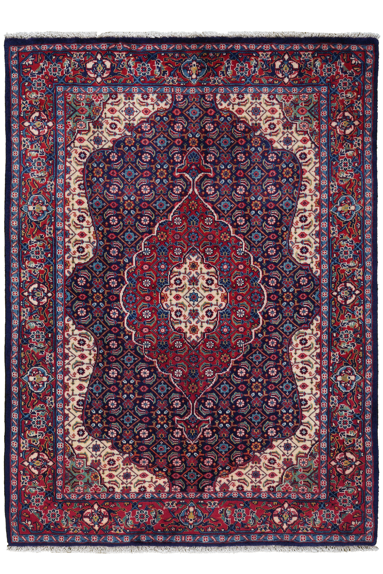Sarough — Handgefertigt, 148x106 cm, Rot, 100% Virgin Wool | Main view